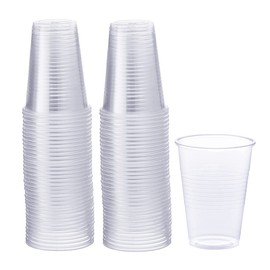[80 Pack - 9 oz.] Clear Disposable Cups - Cold Party Drinking Cups