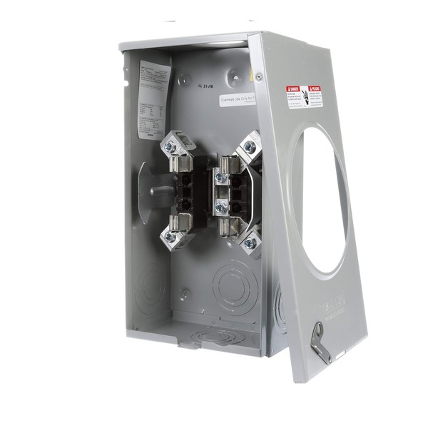 Siemens SUAT317-0GF Meter Socket with 4 Jaw, Ringless Cover and