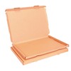 smiley pack 10 Large Letter Boxes 350 x 250 x 20 mm Brown (Pack of 10) DIN A4 B4 Large Letter Shipping Box for DHL DPD GLS Hermes Goods Shipment Book Shipment with Snap Closure