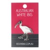 Red Parka Enamel Pin - Australian Ibis