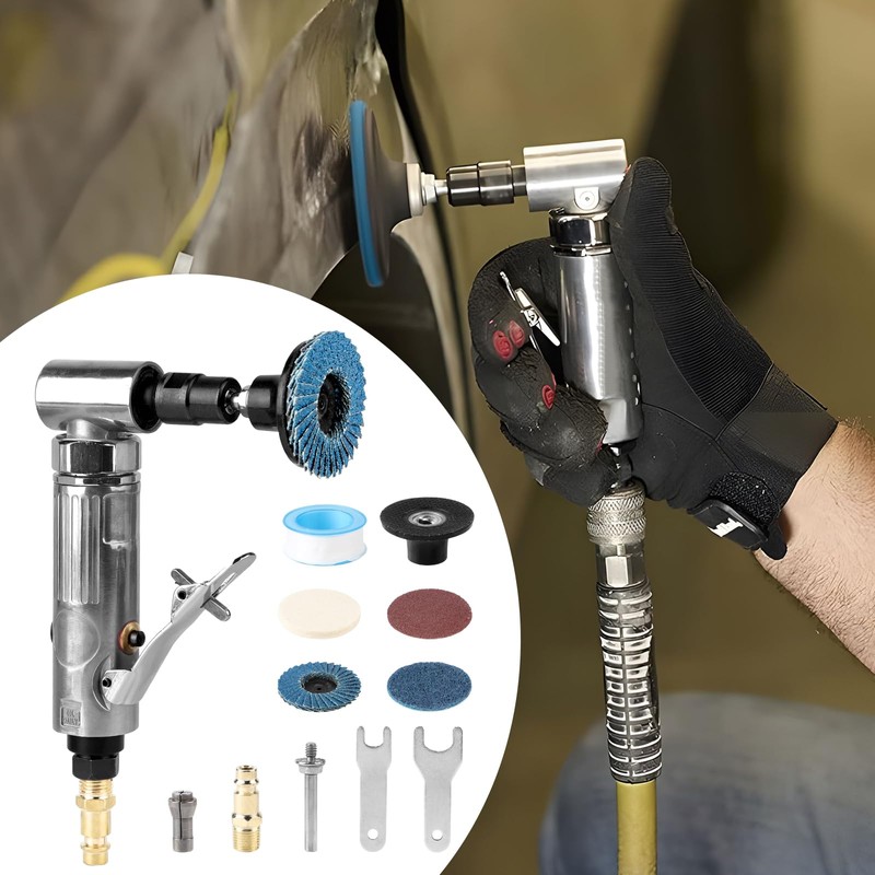 LALAGO Compressed Air Grinder 90°, Compressed Air Grinder, Angle Grinder,