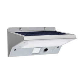 YI LIGHTING Stainless Steel Solar Lights with Motion Sensor LED Security Lights For Wall - Cold White