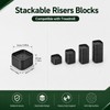 Heclia 6Pcs Stackable Treadmill Incline Riser Block Height Lift Blocks