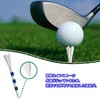 Aninako Golf Tee, Adjustable Height, 3.3 inches (83 mm), 30
