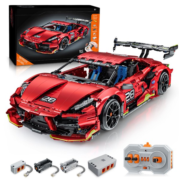 OWNONE 1 Remote Control Super Car Building Kits, 1835PCS Technique