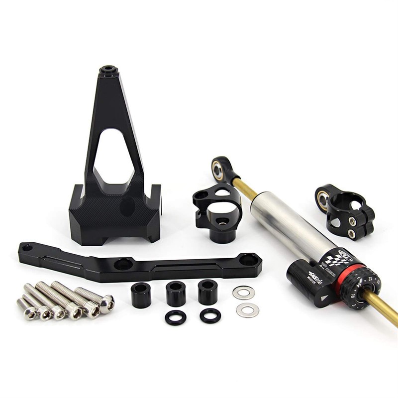 VEVEL CNC Motorcycle Steering Stabilize Damper Bracket Mount For YAMAHA