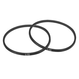 sourcing map 2Pcs O-480 O Type V-belt 480mm/18.9" Inner Length x 0.39" Width x 0.24" Height, O-type Closed-Loop Rubber Transmission Belt