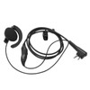 Walkie Talkie Headset Intercom 2 Way Radio Black Earphones Universal