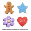 4Pcs Cookie Cutter Set, Heart Cookie Cutters, Gingerbread Shape Biscuit