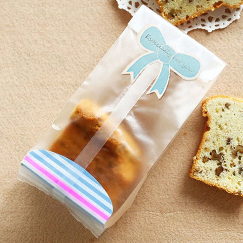 BBC Translucent Plastic Cookie Cupcake Treat Bags With Inserts And