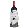 ICE ARMOR 7.75" H Snow Wolf Wine Rack Bottle Holder