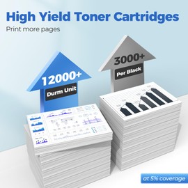 TN-760 Toner Cartridges and DR-730 Drum Unit DCP-L2550DW for Brother TN760 Toner Cartridges to Use with MFC-L2710DW MFC-L2750DW HL-L2350DW HL-L2390DW HL-L2395DW (2 Toners TN760, 1 Drum Unit DR730)