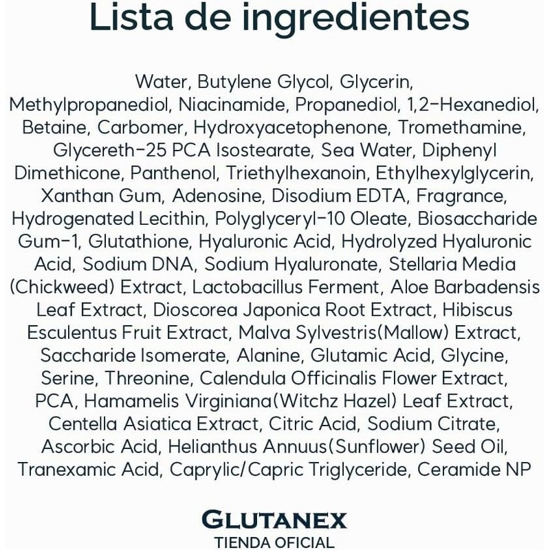 Glutanex Suero Glow Therapy