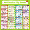 SkilLify 40 Word Family Build Book, Read and Rhyme Flip