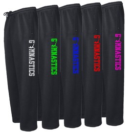 JANT girl Gymnastics Sweatpant with Pocket (Neon Pink, YS)