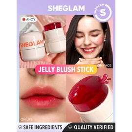 SHEGLAM Jelly-Licious Hydrating Lip and Blush Tint (Ahoy, Pequeño)