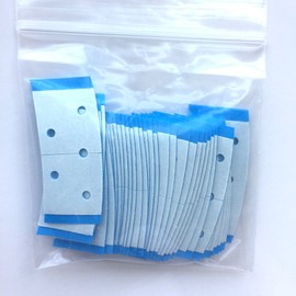 AIRAO Hair System Tape Bonding Toupee Hairpiece Hair Extensions Tape Adhesive Glue Strips Wig Tape Double Sided Shape C Contour 36 Pieces Per Bag