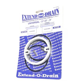 Extendo-O-Drain Extend O Drain 2 1/2" - 3" Shower Drain Height Extension Kit