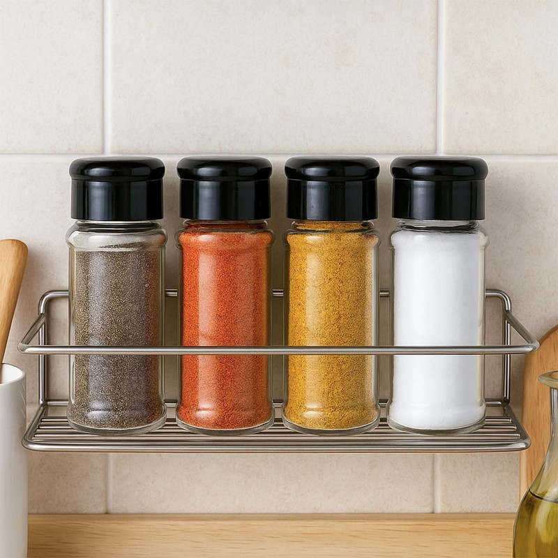8 Stück Gewürzdosen, 100ml gewürzstreuer Kunststoff Gewürzdose Transparent Gewürzbehälter Gewürze