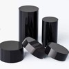 Mcoser Acrylic Cylinder Display Stand 3*5CM Black Solid Acrylic Display