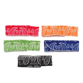 5Pcs Ice Cooling Scarf All Cotton Reusable Cooling Neck Scarf for Sports Running Cycling