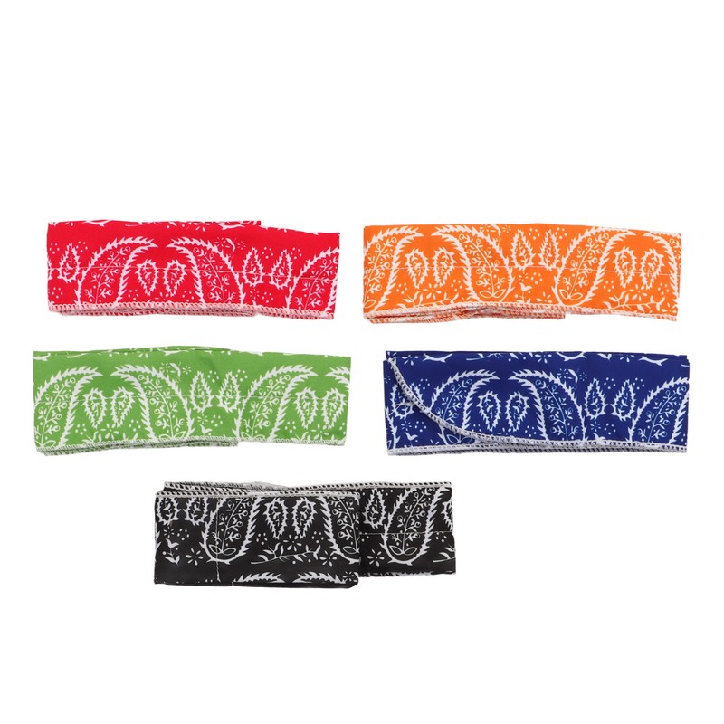 5Pcs Ice Cooling Scarf All Cotton Reusable Cooling Neck Scarf