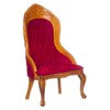 1:12 Scale Lady's RED Victorian Chair #D6272