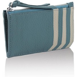 LASIEM Card Case, Fragment Case, Thin Wallet, Women's, Men's, Genuine Leather, Compact, Coin Purse, Skimming Prevention, Tsunoshima