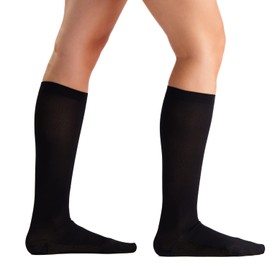 EvoNation Women’s Knee High 20-30 mmHg Graduated Compression Copper Socks – Firm Pressure Compression Support Stockings