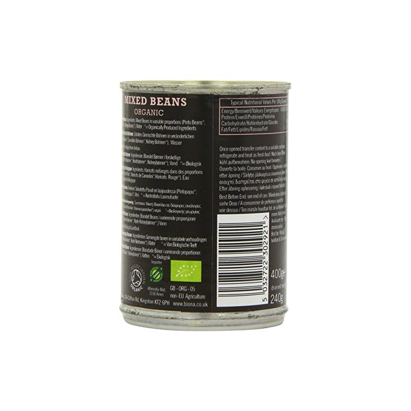 Biona Organic Mixed Beans 400g