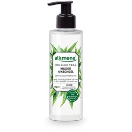 alkmene Wash Gel with Organic Aloe Vera - Mild Face Cleansing for All Skin Types - Vegan Face Care without Silicones, Parabens, Mineral Oil, PEGs, SLS & SLES (1 x 180 ml)
