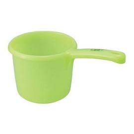JapanBargain 3040, Japanese Plastic Water Ladle Bath Ladle Dipper Green Color, Made in Japan (1, Green)