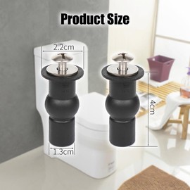 Toilet Seat Fixing,Toilet Seat Accessories,4 Pack Toilet Seat Hinges,Toilet Seat,Toilet Seat Parts,Toilet Seat Screws,Toilet Seat Fixing Kit,Toilet Seat Fixer Kit,Universal Toilet Seat Hinges Screws