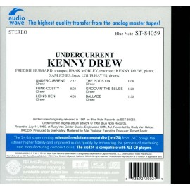 KENNY DREW UNDERCURRENT NEW CD