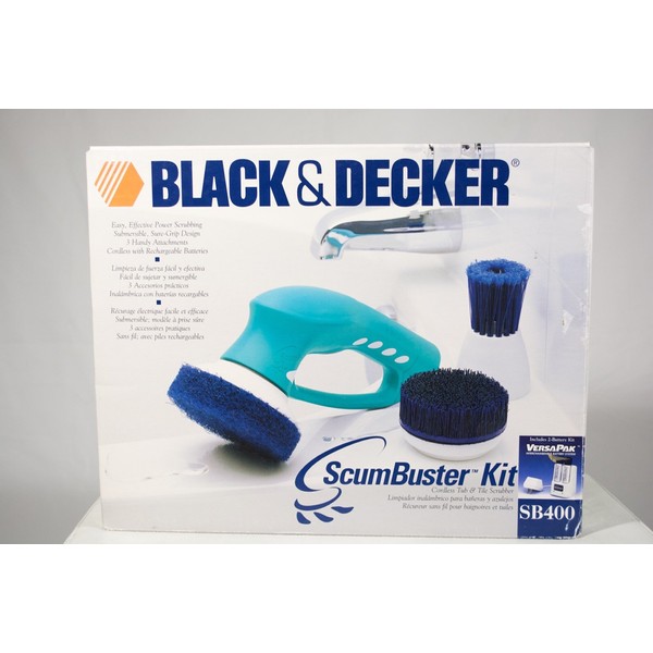Black & Decker, ScumBuster Cordless Wet Scrubber, Model SB400