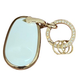 Rilnaewn Soft TPU for Toyota Key Fob Shell Fits for Toyota Highlander/Sequoia/Sienna/Tacoma/Tundra 2004-2017 (3B-White)