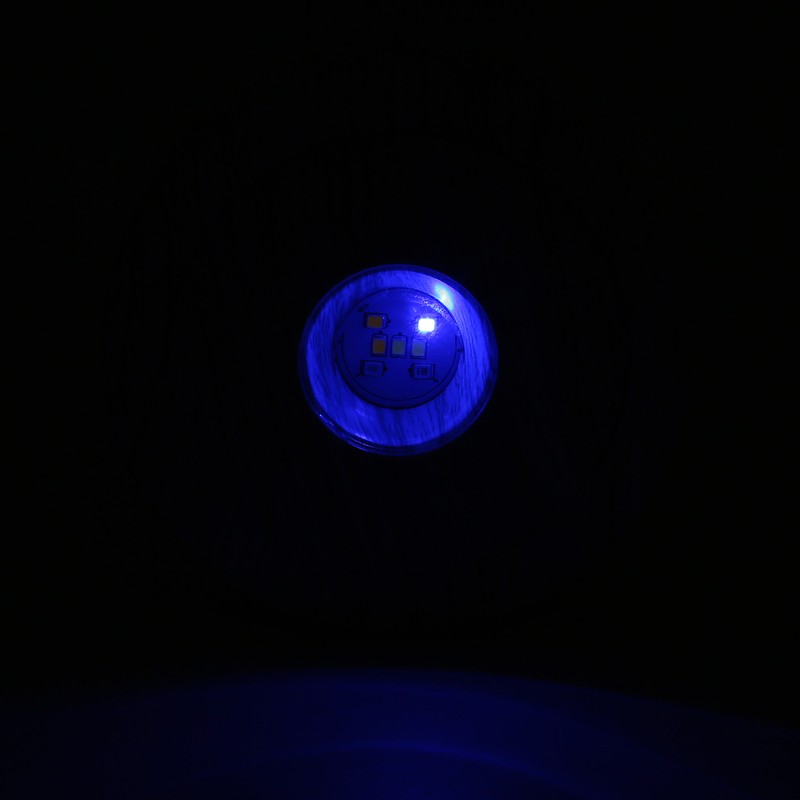 Wood Light Display Base 360 Degree Rotation Beech Grain Colorful