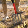 HANTOP 4-Tine Pitch Fork Garden Digging Fork Spading Fork Heavy