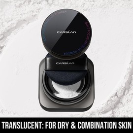 CARSLAN Soft Foucs Make-up Powder, Translucent Loose Setting Powder, Matte, Oil Control, Waterproof, Proeless, 24h Longlasting Talc Free Face Powder:_01 Translucent for Dry & Combination