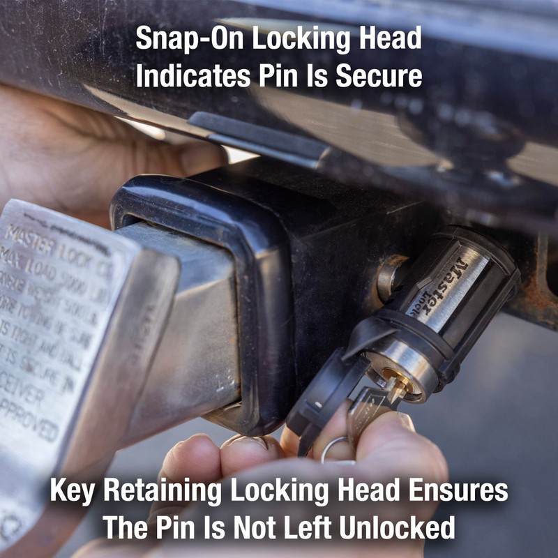 Master Lock Receiver Lock, 1/2 in. and 5/8 in. Swivel