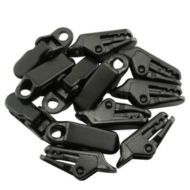 JCBIZ 12pcs Alligator Clip 33mm Crocodile Tent Awning Windproof Fixing Clip Clamp for Outdoor Camping Canopy Tarps Caravan