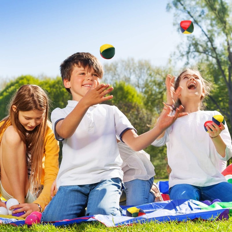 KOMUNJ Pack of 3 Quality Juggling Balls, Waterproof Coating and