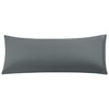 PiccoCasa Bolster Pillow Case Embroidery Brushed Microfiber Body Pillow Cover