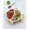 bamboo bamboo Baby Plate, Children's Plate, Children's Tableware with Suction
