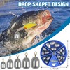 Fishing Weights Sinkers Kit,19pcs/50pcs Bass Casting Sinkers Iron Fishing Weights