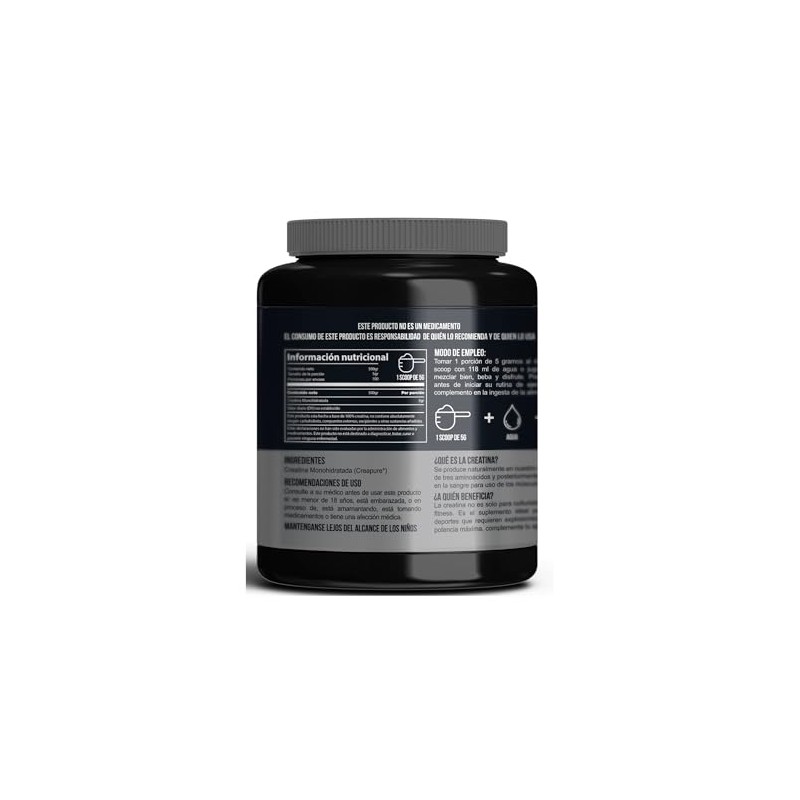 Holix LAB - Creatina Monohidratada - 500 grs, rinde hasta