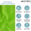 Ice Fabrics Solid Minky Fabric by The Yard - Soft,
