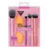 Real Techniques Kit Brochas Y Esponjas Everyday Essentials Color Rosados