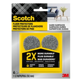 Scotch Heavy Duty Felt Pads SP871-NA, 1.5 inch, 6 Packs per Inner
