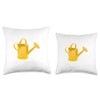 Garden Watering Can Throw Pillow